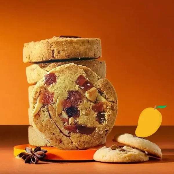 whole wheat mango cookies